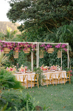 Load image into Gallery viewer, Hawaii Dining canopy rentals - hawaii dining cabana rental - hawaii wedding