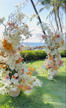 Load image into Gallery viewer, Open Air Ceremony Arches & Fresh Blooming Trees