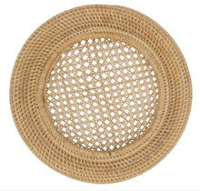 Load image into Gallery viewer, Rattan Chargers  -Rental