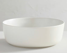 Load image into Gallery viewer, Compote vase rentals - off white ceramic bowl vase for flowers 
Oahu Hawaii wedding rentals