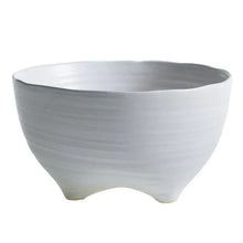 Load image into Gallery viewer, Compote vase rentals - white ceramic 
Oahu Hawaii wedding rentals