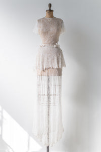 Adélaïde Silk Lace Dress - Rental