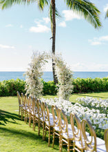 Load image into Gallery viewer, Open air modern ceremony arch 
Hawaii wedding rentals 
Oahu