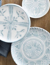 Load image into Gallery viewer, Chambray Tile Stoneware Plates - Rentals