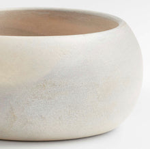 Load image into Gallery viewer, Wooden White Bowl Vase - Rentals