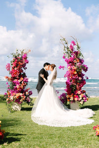 Open Air Arches /Blooming Trees  - structure rental & floral design