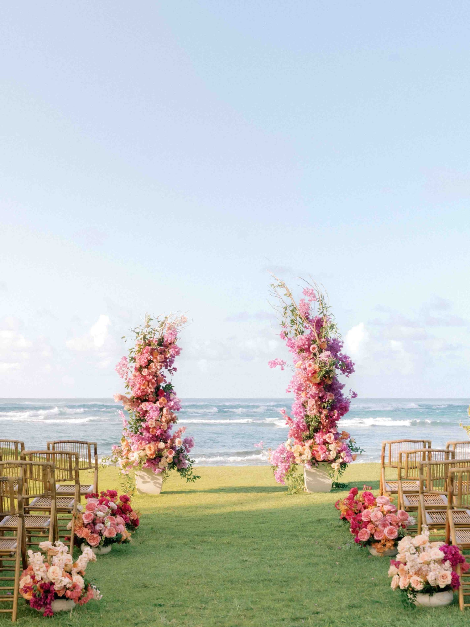 Open Air Arches /Blooming Trees  - structure rental & floral design