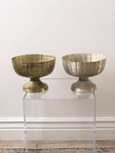 Metal Compote Vase Rentals