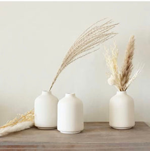 White Ceramic Vases - Rentals